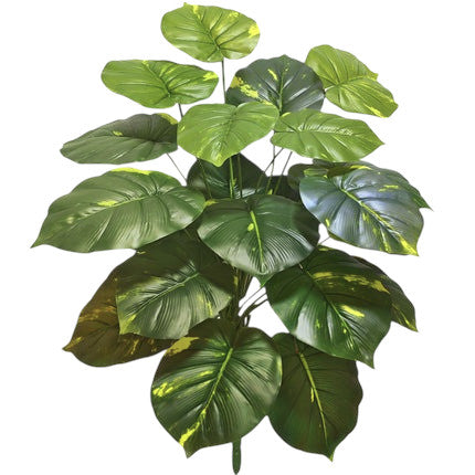 Tejesa 60-103cm Artificial Monstera deliciosa Pothos Alocasia Leaf Fake Plant Ornamental Festive Home Office Decoration