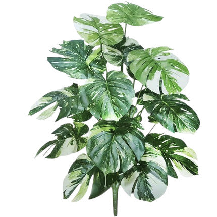 Tejesa 60-103cm Artificial Monstera deliciosa Pothos Alocasia Leaf Fake Plant Ornamental Festive Home Office Decoration
