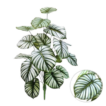 Tejesa 60-103cm Artificial Monstera deliciosa Pothos Alocasia Leaf Fake Plant Ornamental Festive Home Office Decoration